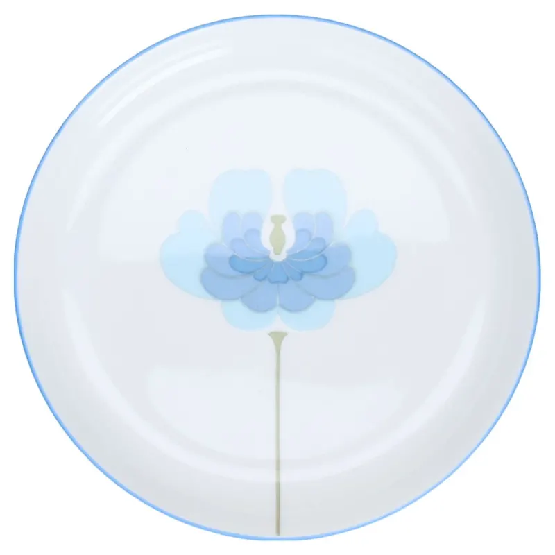 Untertasse für Kaffee mit Blumendekor