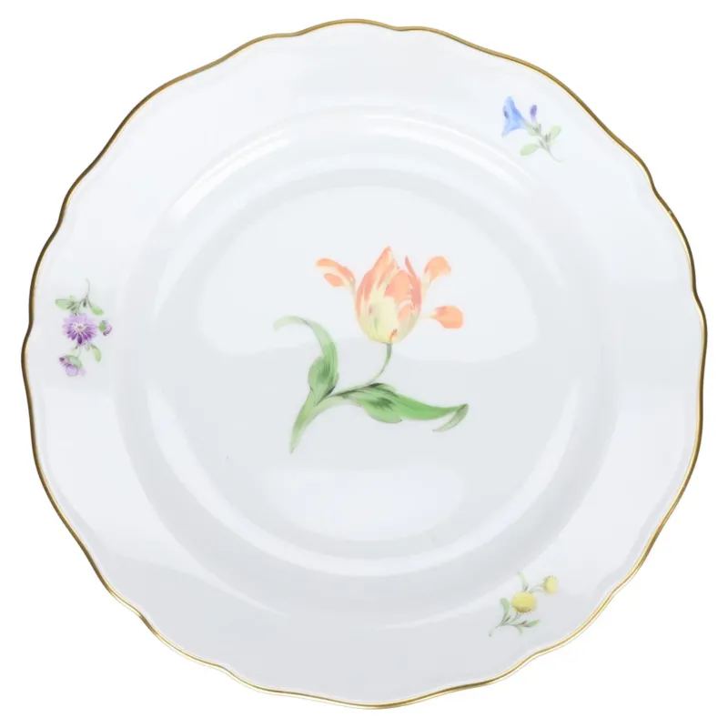 Kuchenteller klein Tulpe orange Mitte