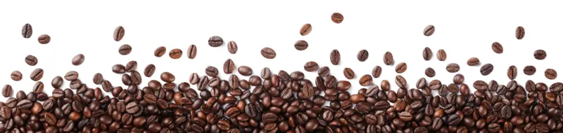 Küchenrückwand-Kaffeebohnen Bordüre Braun