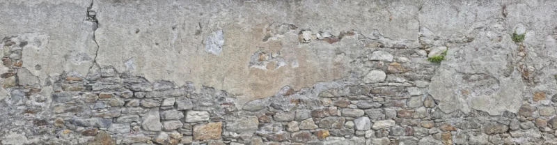 Küchenrückwand-Bröckelnde Hausmauer in Südtirol