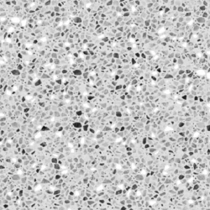 Küchenrückwand-Schwarz-Weiße graue Terrazzo Stein Textur