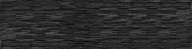 Küchenrückwand-Schwarze Schieferstein-Mauer