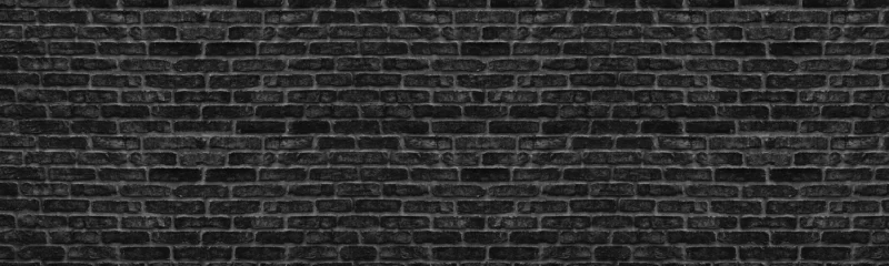 Küchenrückwand-Schwarze schlichte Ziegelwand