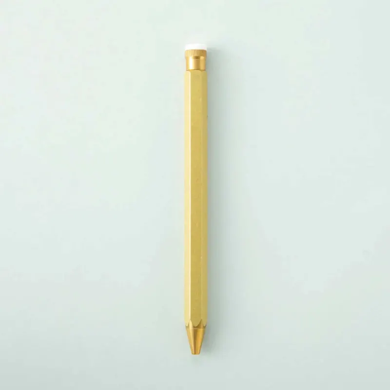 Kugelschreiber Pencillest – Messing · Gold · 14,4 cm | 100percent
