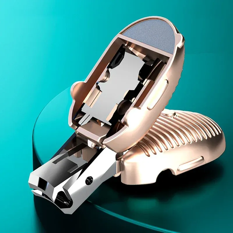 Pocket-Sized Easy Manicure Nail Clipper Keychain - Image 0