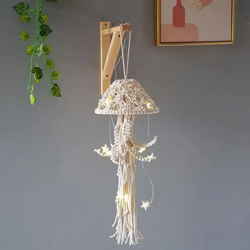 Artistic Jellyfish Dream Catcher Handmade Lamp - Image 0