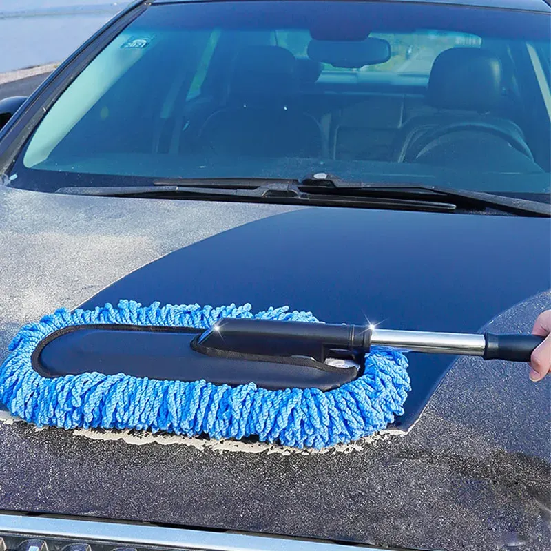 Pro Clean Universal Retractable Car Waxing Brush Set - Image 0