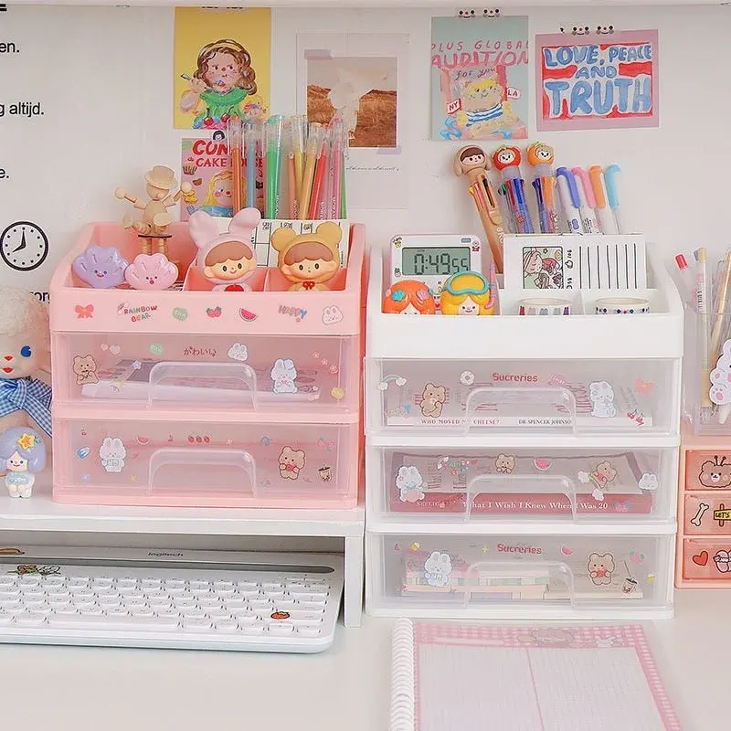Tidy Tower Desk Organizer Storage Box - Image 0
