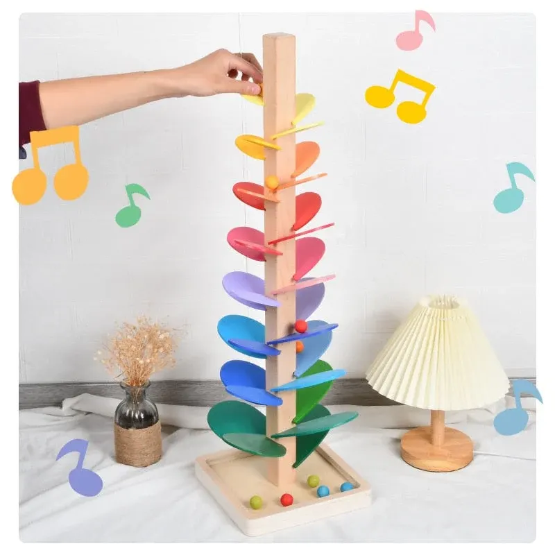 Wooden Rainbow Building Educational Toy - Image 0