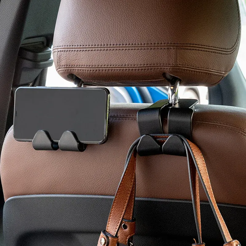 Space-Saver Double Hook Car Back Seat Hangers - Image 0