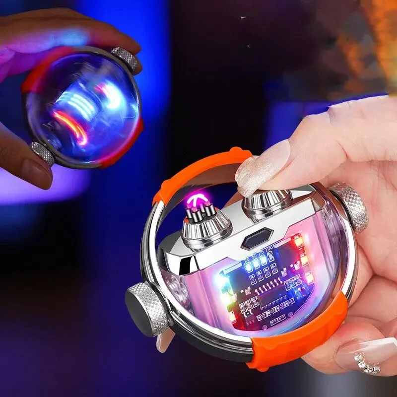 Creative Circular Plasma Led Lighting Arc Lighter - Image 0