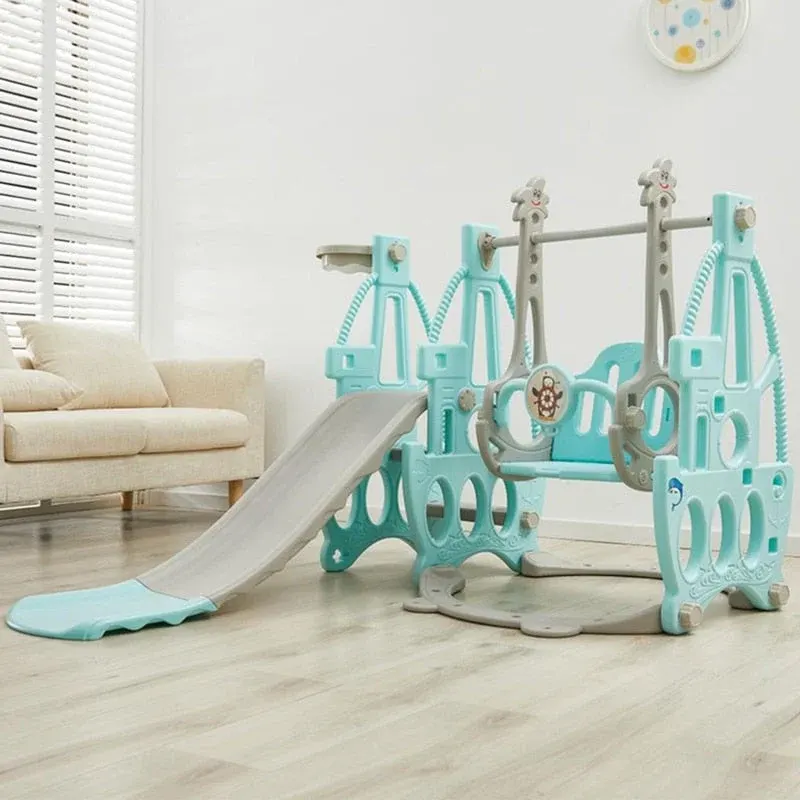 Kids Multifunctional Indoor Playground Slide Set - Image 0