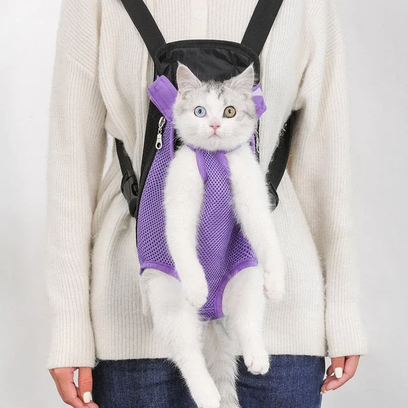 Breathable Mesh Pet Journey Carrier Backpack - Image 0