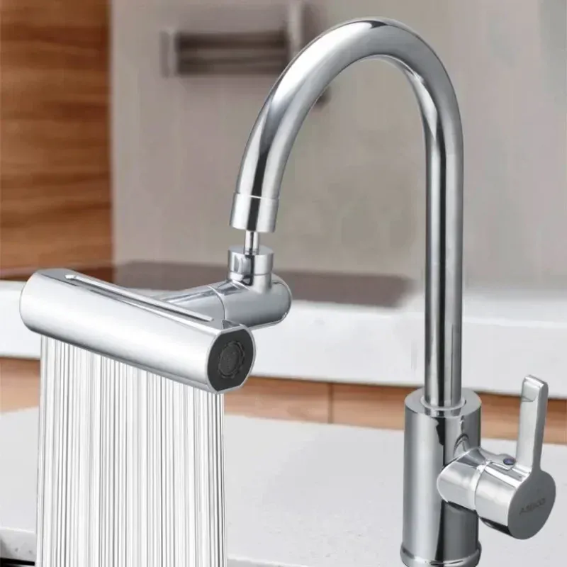 Multifunctional Waterfall Modern Kitchen Matte Faucet - Image 0