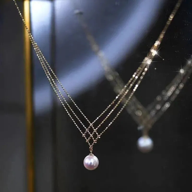 Bohemian Drop Stylish Pearl Necklace - Image 0