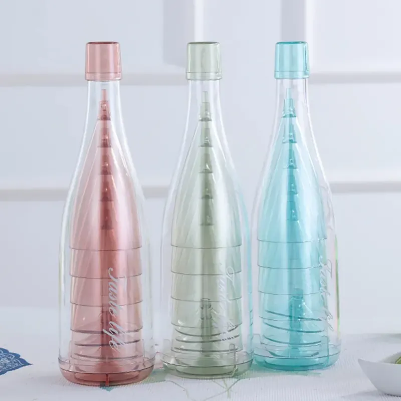 Portable Travel Wine Glass Bottle Set - Image 0