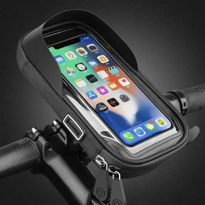 Motorcycle Handlebar Waterproof Universal Phone Holder - Image 0