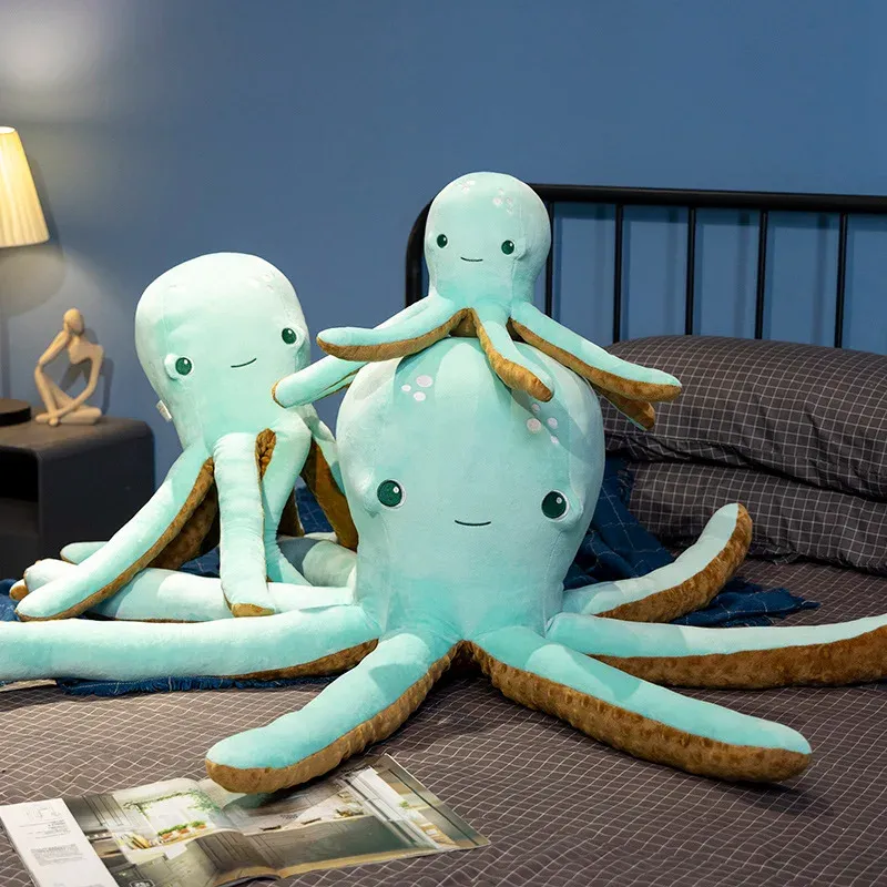 Long Tentacles Happy Octopus Plush Toy - Image 0