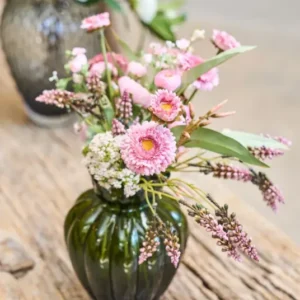 Vase Justine green - mundgeblasen
