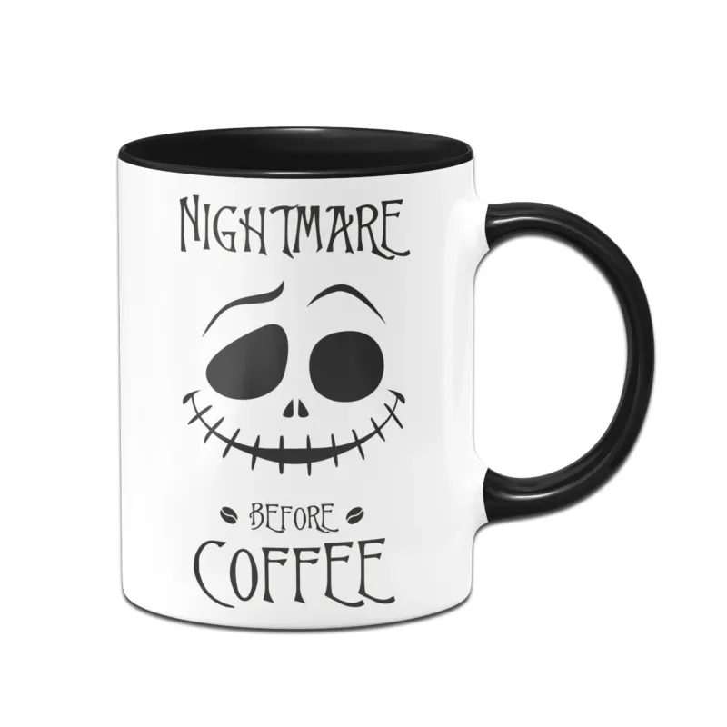 Bild: Tasse - Nightmare before coffee.