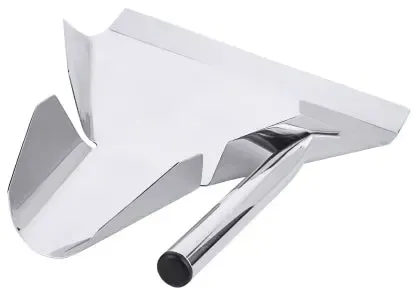 Edelstahl Pommes frites-Schaufel 23 cm - CPGASTRO