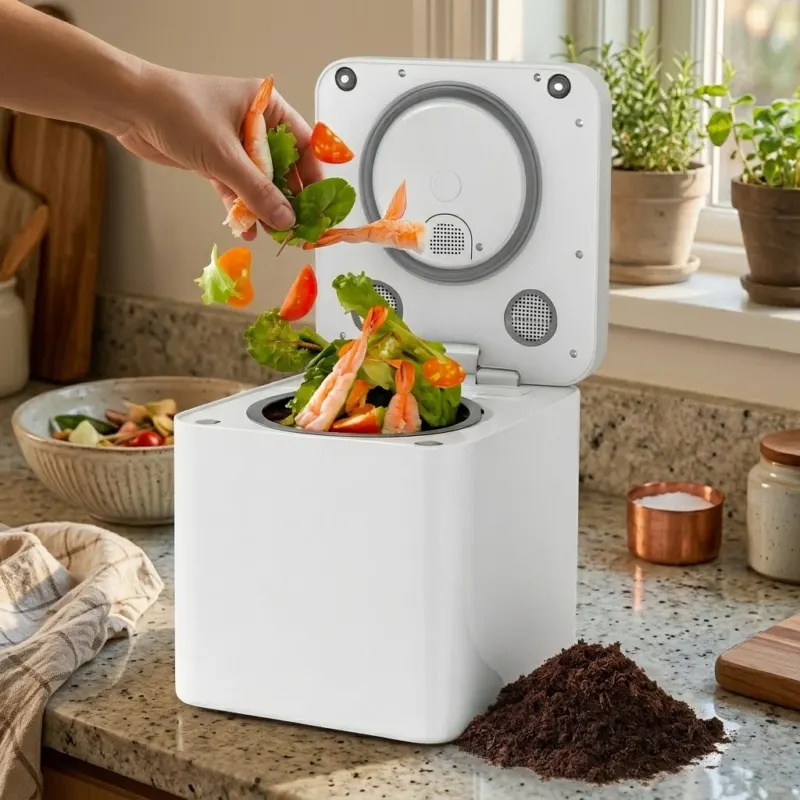 No Waste Smart Kitchen Food Composter Recycling Machine - Image 0