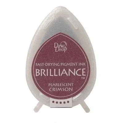 Ink Pads Brilliance Dew drops Pearlescent Crimson (1 pc)