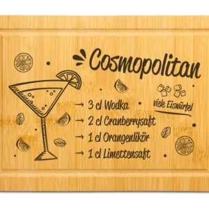 Bild: Bambus Schneidebrett - Cosmopolitan (Rezept).