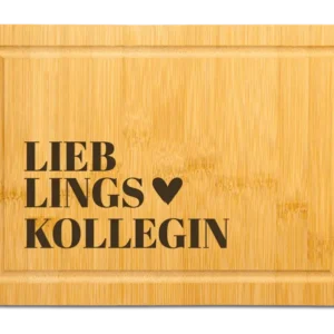 Bild: Bambus Schneidebrett - Lieblingskollegin.