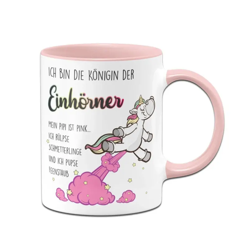 Bild: Einhorn Tasse - Ich bin die Königin der Einhörner.