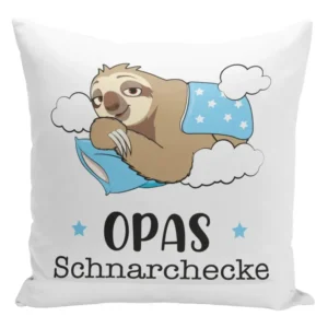 Bild: Faultier Kissen - Opas Schnarchecke V2.
