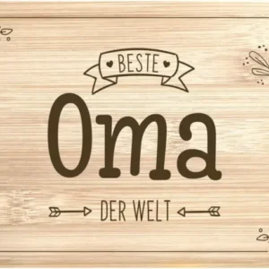 Bild: Frühstücksbrettchen - Beste Oma der Welt.