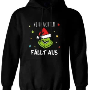 Bild: Hoodie - Weihnachtsmuffel - Weihnachten fällt aus (Gesicht).