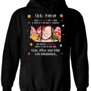 Bild: Hoodie - Liebe Mama dieses Weihnachten bin ich noch in deinem Bauch.