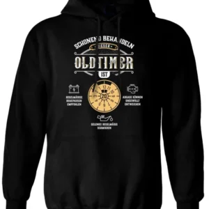 Bild: Hoodie - Schonend behandeln Dieser Oldtimer ist - Geburtstagszahl -.