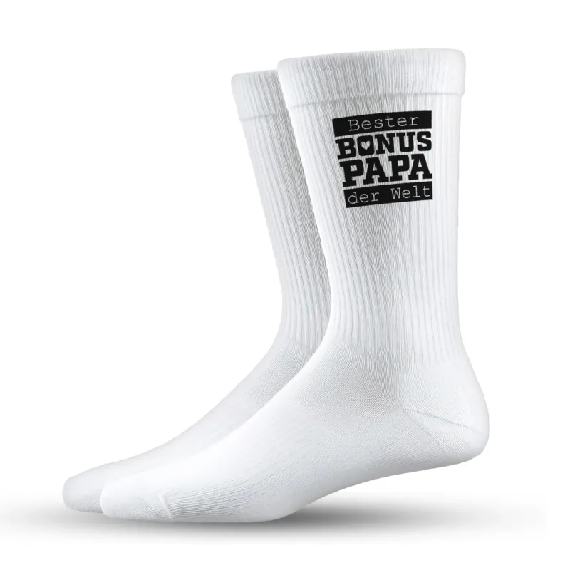 Bild: Socken - Bester Bonus-Papa der Welt.