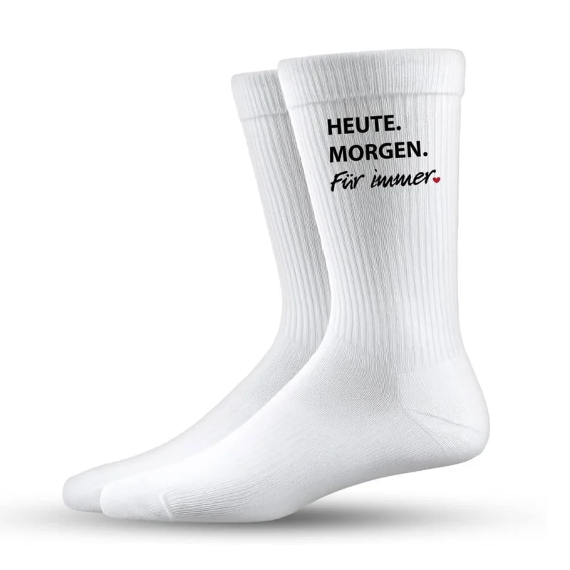 Bild: Socken - Heute. Morgen. Für immer..