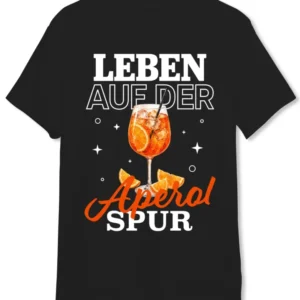 Bild: T-Shirt Herren - Leben auf der Aperolspur.