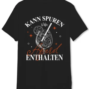 Bild: T-Shirt Herren - Kann Spuren von Aperol enthalten.