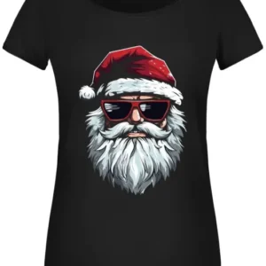 Bild: T-Shirt Damen - Cooler Weihnachtsmann.