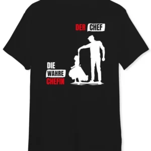Bild: T-Shirt Herren - Der Chef, die wahre Chefin (Papa-Tochter).