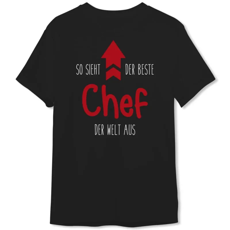 Bild: T-Shirt Herren - So sieht der beste Chef der Welt aus.
