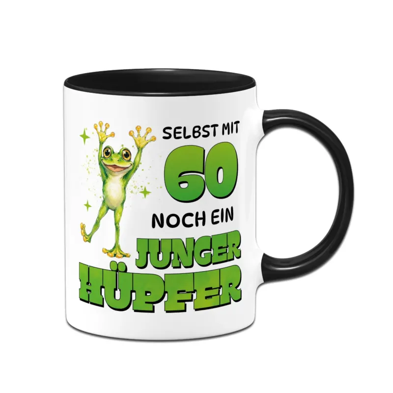 Bild: Tasse - Selbst mit 60 noch ein junger Hüpfer.