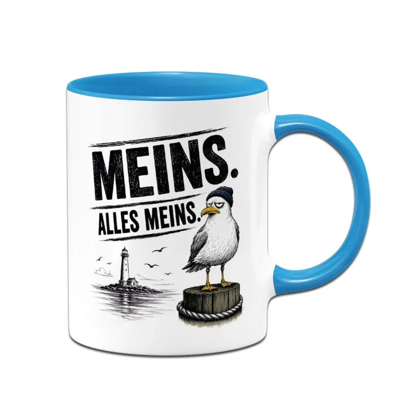 Bild: Möwen Tasse - Meins. Alles meins..