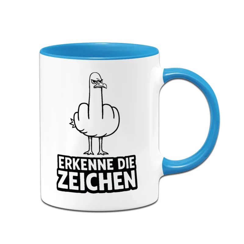 Bild: Möwen Tasse - Erkenne die Zeichen.