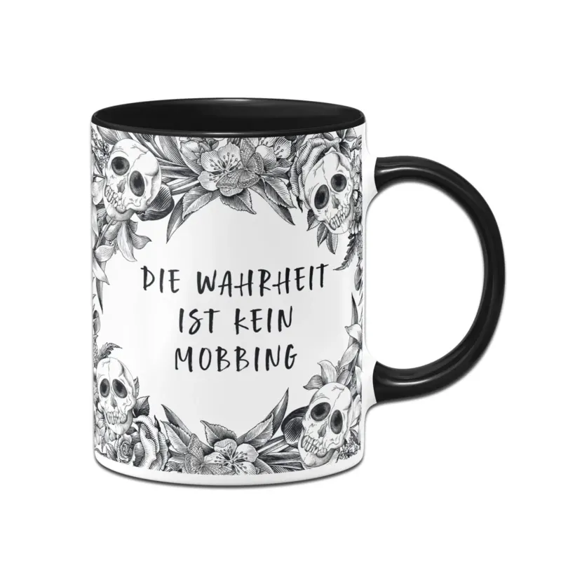 Bild: Tasse - Die Wahrheit ist kein Mobbing - Skull Statement.
