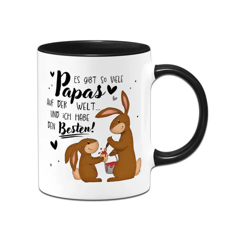 Bild: Tasse - Es gibt so viele Papas auf der Welt und ich habe den Besten! (Hasen).