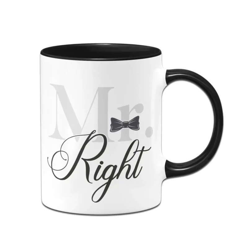 Bild: Tasse - Mr. Right und Mrs. always Right.