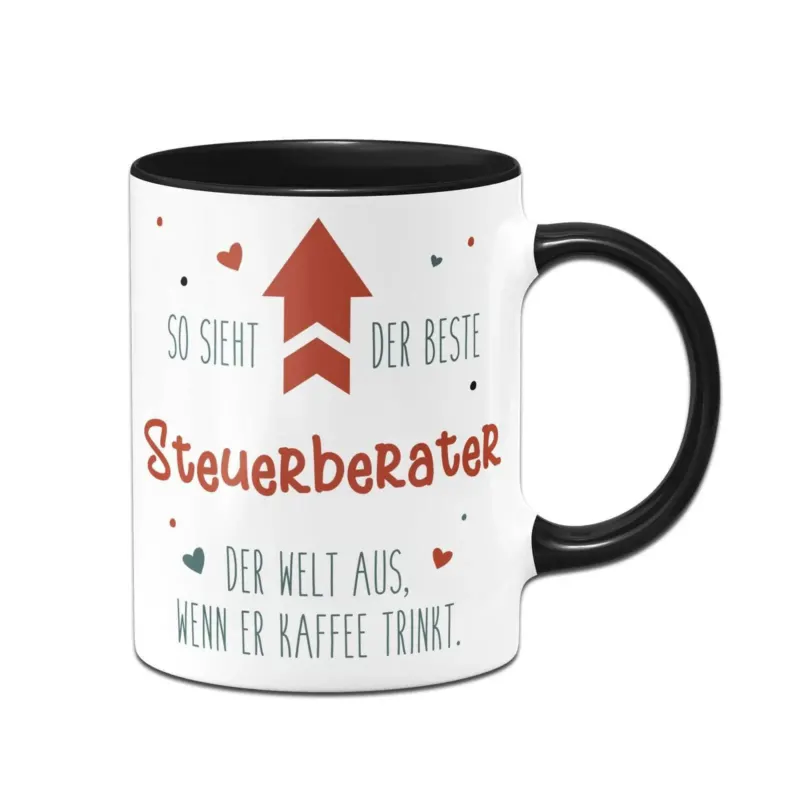 Bild: Tasse - So sieht der beste Steuerberater der Welt aus, wenn er Kaffee trinkt..