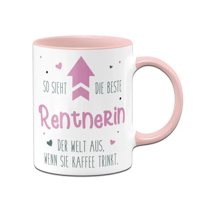 Bild: Tasse - So sieht die beste Rentnerin der Welt aus, wenn sie Kaffee trinkt..